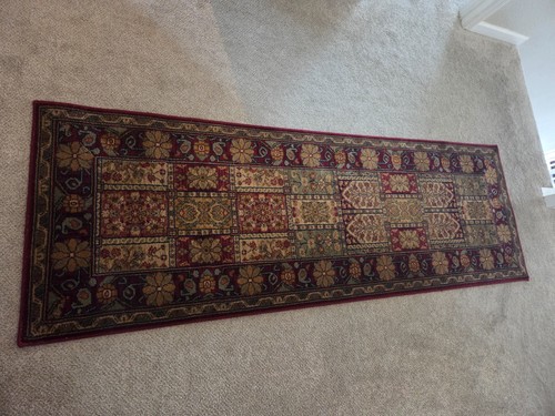 Tappeto runner floreale
