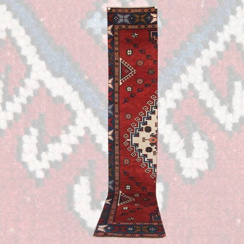 Runner rosso vintage fatto - , a